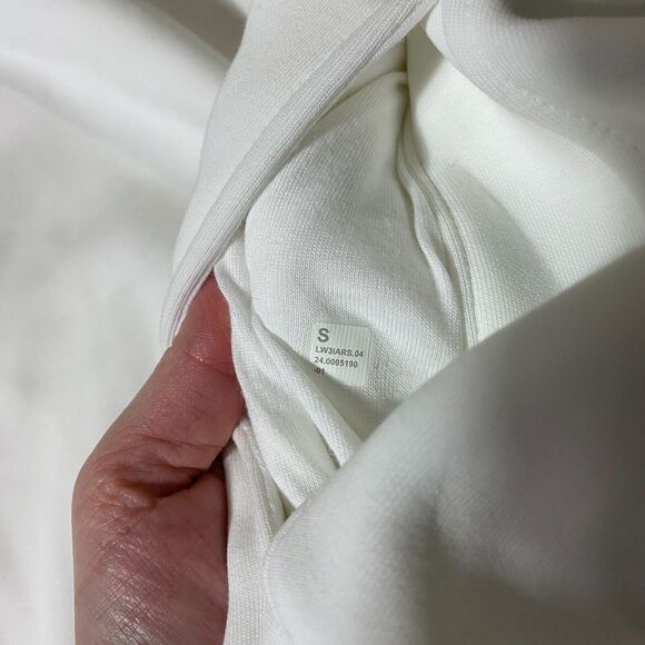 Lululemon x Disney Mickey Size Small S Fleece Oversized Hoodie White - Picture 6 of 6